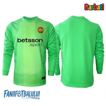 Inter Milan Portarii Tricou Fotbal Replică 2025-26 Barbati Treilea Mâneci Lungi